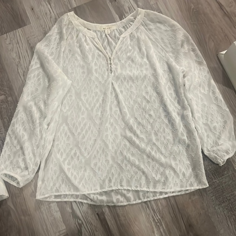 Miami White Blouse size L